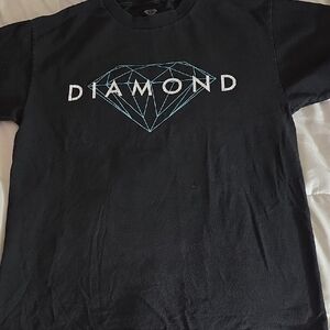 Diamond Supply Co. Black Cotton Tee Size M